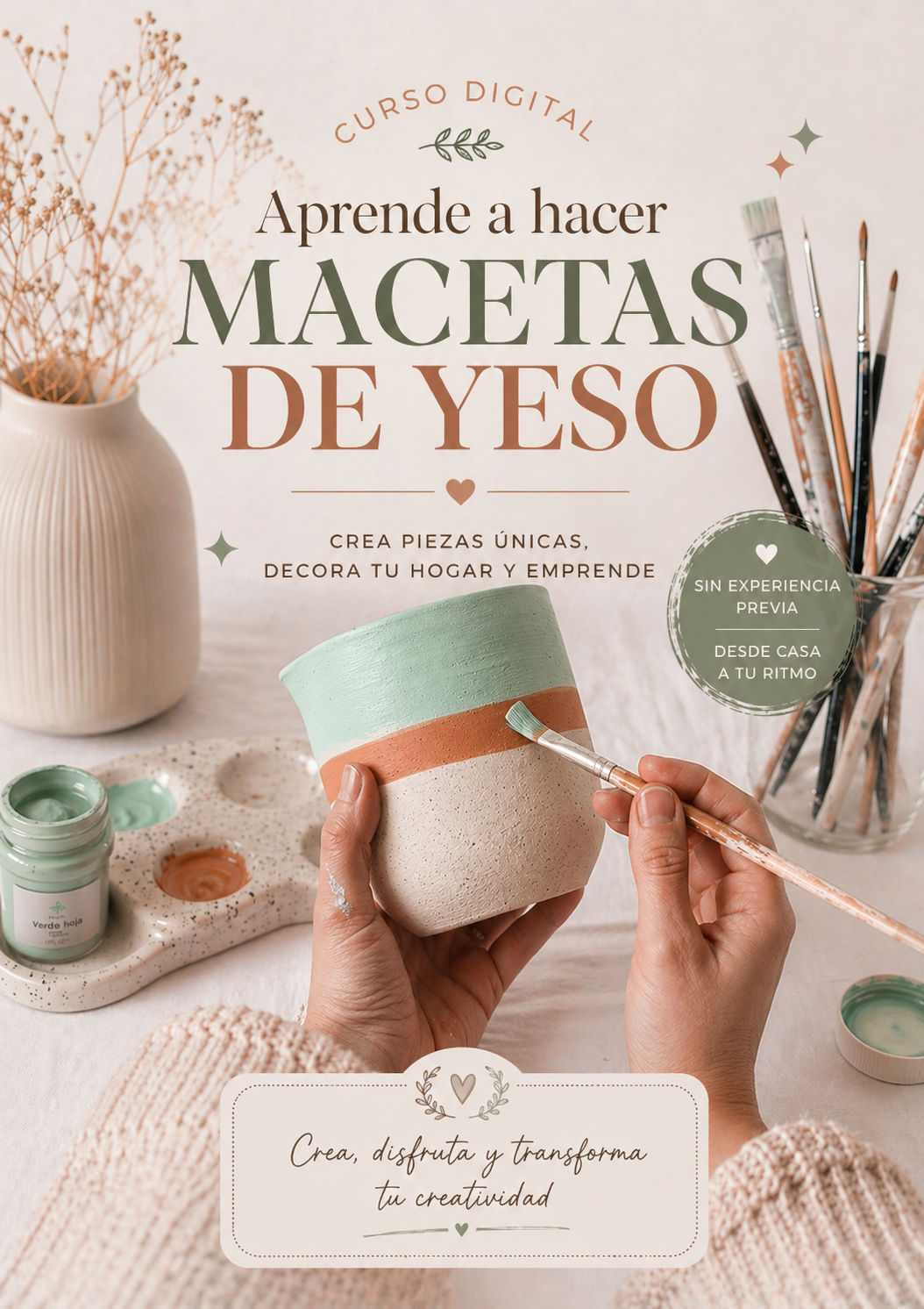 Aprende a hacer piezas de yeso ✨